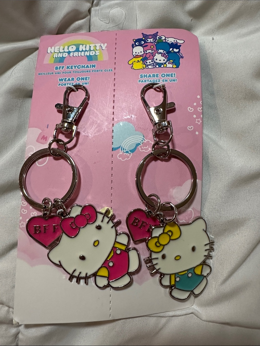 Hello Kitty Twin BFF Keychain #311